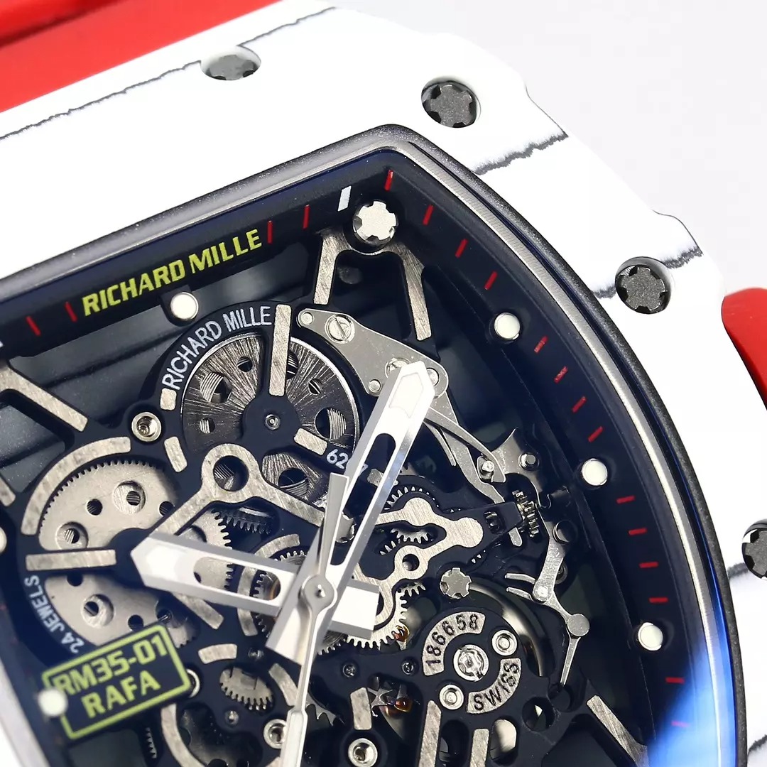 ĐỒNG HỒ RICHARD MILLE RM35-01 CHẾ TÁC DÂY CAO SU ĐỎ NHÀ MÁY BBR 44MM (5) ĐỒNG HỒ RICHARD MILLE RM35-01 CHẾ TÁC DÂY CAO SU ĐỎ NHÀ MÁY BBR 44MM