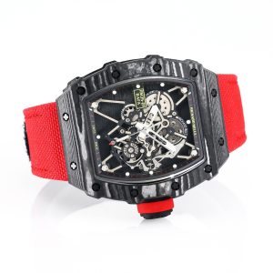 RICHARD MILLE RM35-01 REPLICA WATCHES FABRIC STRAP V2 BBR FACTORY 44MM 3 ĐỒNG HỒ RICHARD MILLE RM35-01 REPLICA DÂY VẢI NATO ĐỎ V2 BBR 44MM