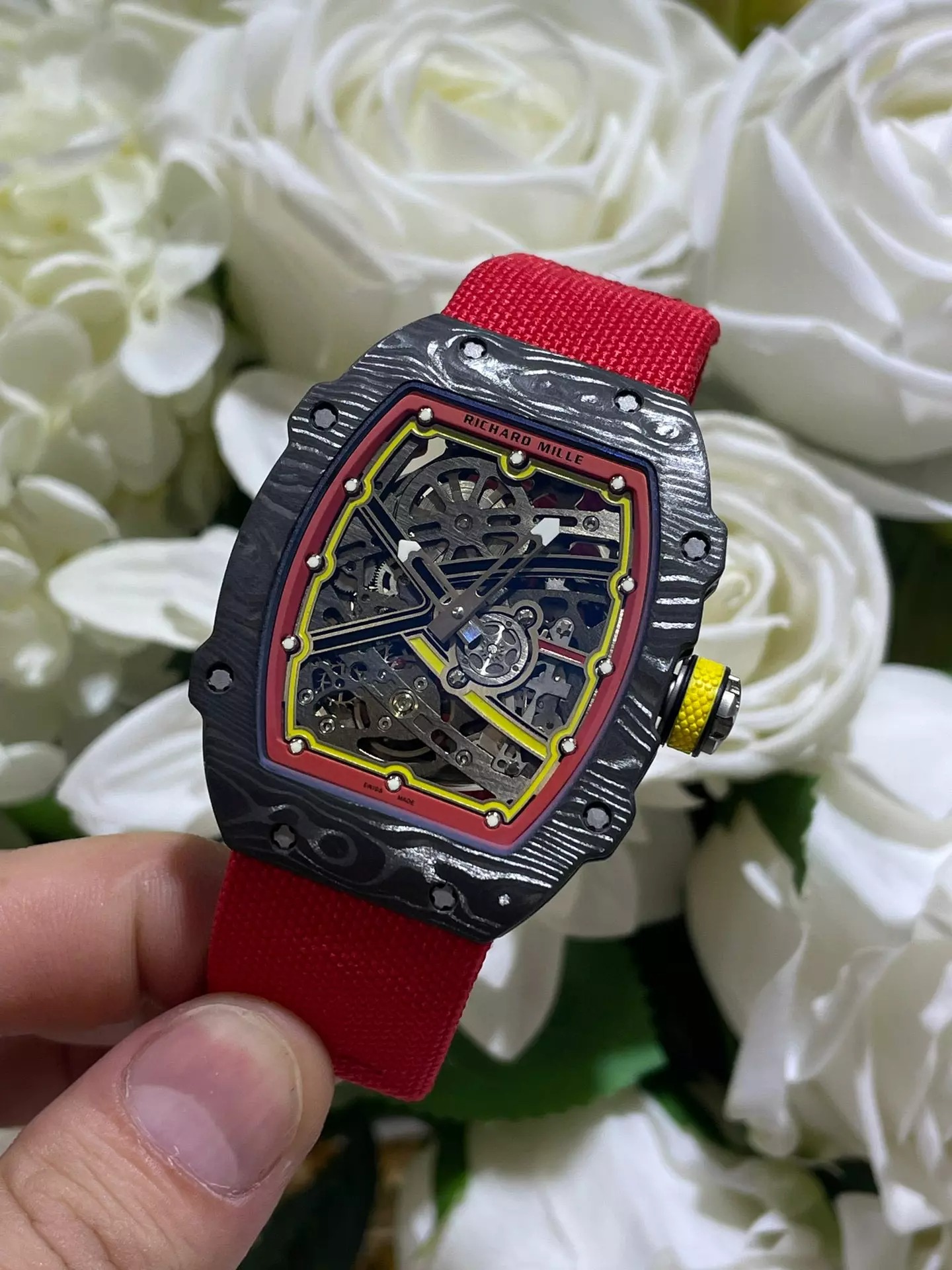 ĐỒNG HỒ RICHARD MILLE RM67-02 CHẾ TÁC CARBON SIÊU MỎNG 37 GRAM 38,7X47,52MM (10) ĐỒNG HỒ RICHARD MILLE RM67-02 CHẾ TÁC CARBON SIÊU MỎNG 37 GRAM 38,7X47,52MM