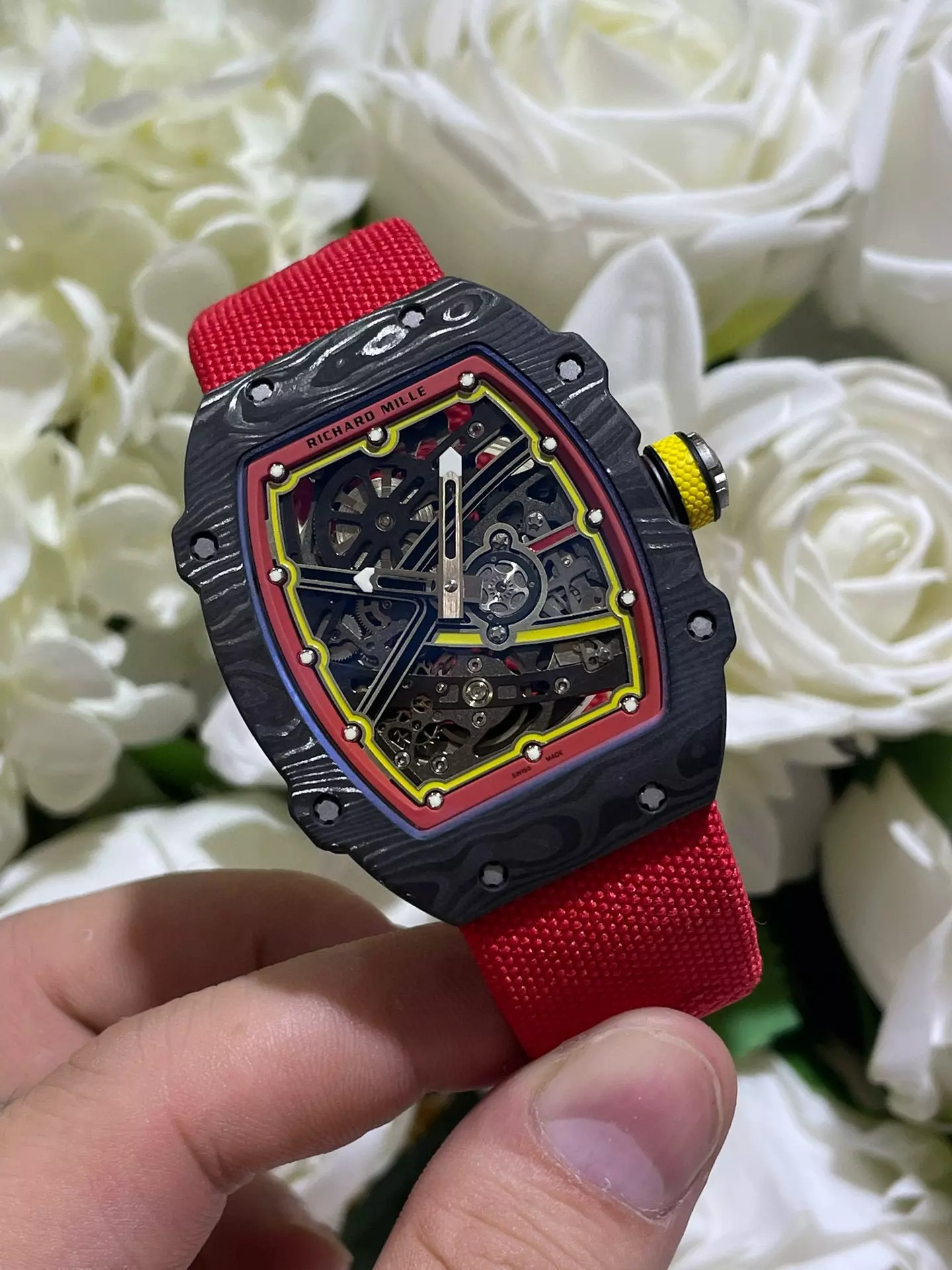 ĐỒNG HỒ RICHARD MILLE RM67-02 CHẾ TÁC CARBON SIÊU MỎNG 37 GRAM 38,7X47,52MM (6) ĐỒNG HỒ RICHARD MILLE RM67-02 CHẾ TÁC CARBON SIÊU MỎNG 37 GRAM 38,7X47,52MM
