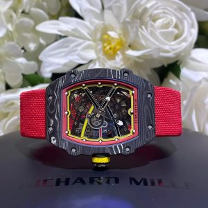 RICHARD MILLE RM67-02 CRAFTED WATCHES CARBON CANVAS FABRIC STRAP 37 GRAM 38,7X47,52MM 3 ĐỒNG HỒ RICHARD MILLE RM67-02 CHẾ TÁC CARBON SIÊU MỎNG 37 GRAM 38,7X47,52MM