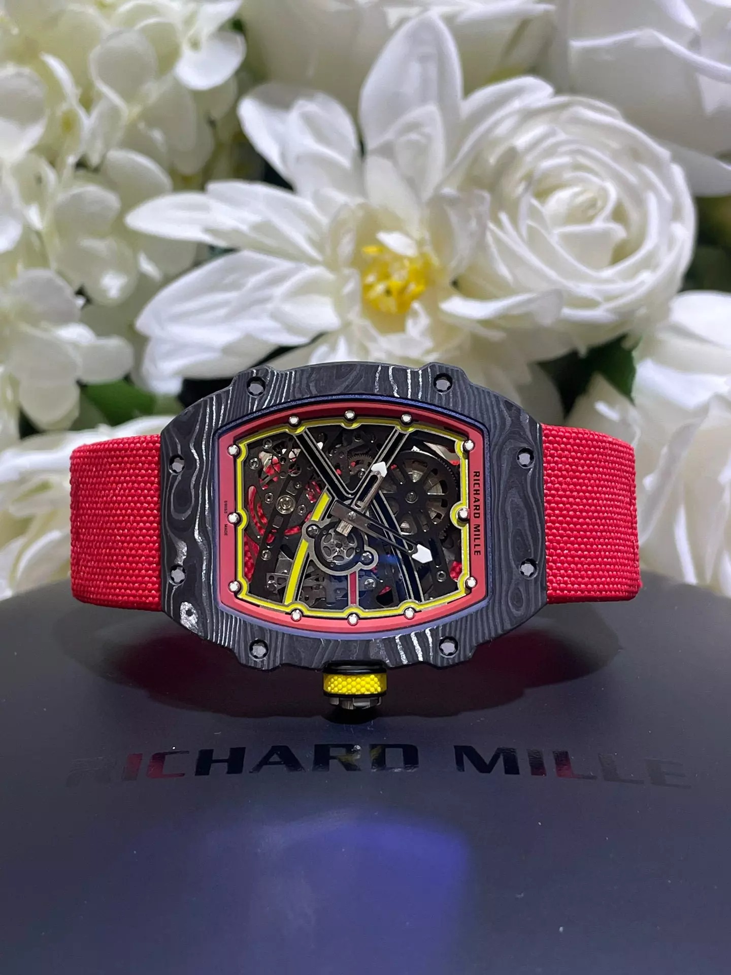 ĐỒNG HỒ RICHARD MILLE RM67-02 CHẾ TÁC CARBON SIÊU MỎNG 37 GRAM 38,7X47,52MM (7) ĐỒNG HỒ RICHARD MILLE RM67-02 CHẾ TÁC CARBON SIÊU MỎNG 37 GRAM 38,7X47,52MM