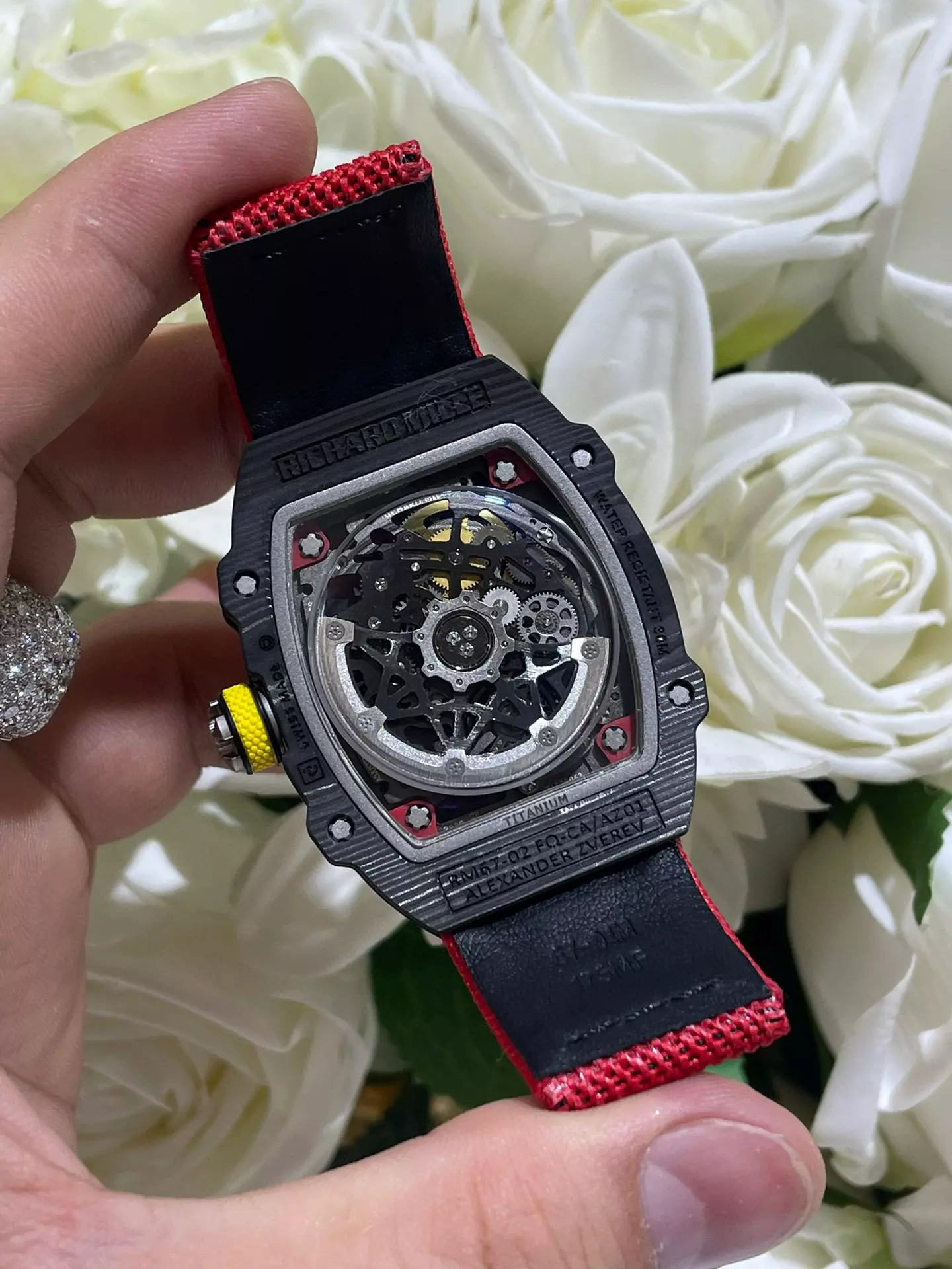 ĐỒNG HỒ RICHARD MILLE RM67-02 CHẾ TÁC CARBON SIÊU MỎNG 37 GRAM 38,7X47,52MM (8) ĐỒNG HỒ RICHARD MILLE RM67-02 CHẾ TÁC CARBON SIÊU MỎNG 37 GRAM 38,7X47,52MM