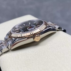 ROLEX DATEJUST 126233 REPLICA WATCH GREY TILE FLOOR DIAL VSF 36MM 4 ĐỒNG HỒ ROLEX DATEJUST 126233 REPLICA MẶT XẾP GẠCH XÁM NHÀ MÁY VS 36MM