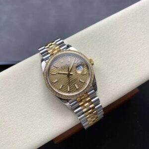 ROLEX DATEJUST 126238 REPLICA WATCHES WITH STONE BEZEL VSF 36MM 4 ĐỒNG HỒ ROLEX DATEJUST 126238 REPLICA MẶT GẠCH NIỀNG ĐÁ VSF 36MM