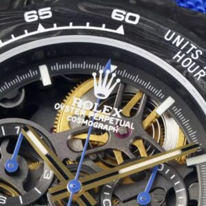 ROLEX DAYTONA DIW FAKE 11 WATCHES BLUE FABRIC STRAP GEF FACTORY 40MM 3 ĐỒNG HỒ ROLEX DAYTONA DIW FAKE 11 DÂY VẢI XANH NHÀ MÁY GEF 40MM