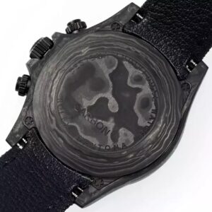 ROLEX DAYTONA DIW REPLICA 11 WATCH YELLOW DIAL BLACK CASE 40MM 7 ĐỒNG HỒ ROLEX DAYTONA DIW REP 11 MẶT VÀNG VỎ CARBON 40MM