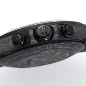 ROLEX DAYTONA DIW REPLICA 11 WATCH YELLOW DIAL BLACK CASE 40MM 5 ĐỒNG HỒ ROLEX DAYTONA DIW REP 11 MẶT VÀNG VỎ CARBON 40MM