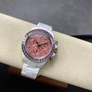 ĐỒNG HỒ ROLEX DAYTONA REPLICA AET REMDULD MẶT HỒNG NHÀ MÁY IPK 40MM 3 ĐỒNG HỒ ROLEX DAYTONA REPLICA AET REMDULD MẶT HỒNG NHÀ MÁY IPK 40MM