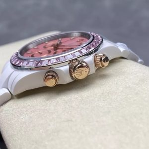 ĐỒNG HỒ ROLEX DAYTONA REPLICA AET REMDULD MẶT HỒNG NHÀ MÁY IPK 40MM 4 ĐỒNG HỒ ROLEX DAYTONA REPLICA AET REMDULD MẶT HỒNG NHÀ MÁY IPK 40MM