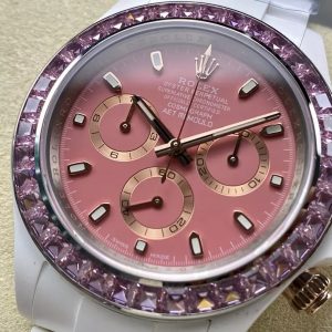 ĐỒNG HỒ ROLEX DAYTONA REPLICA AET REMDULD MẶT HỒNG NHÀ MÁY IPK 40MM 1 ĐỒNG HỒ ROLEX DAYTONA REPLICA AET REMDULD MẶT HỒNG NHÀ MÁY IPK 40MM