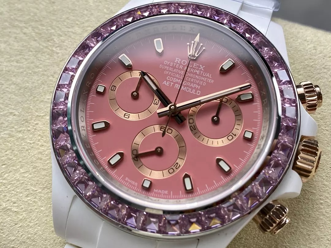 ĐỒNG HỒ ROLEX DAYTONA REPLICA AET REMDULD MẶT HỒNG NHÀ MÁY IPK 40MM (9) ĐỒNG HỒ ROLEX DAYTONA REPLICA AET REMDULD MẶT HỒNG NHÀ MÁY IPK 40MM