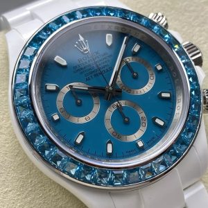 ĐỒNG HỒ ROLEX DAYTONA REPLICA FULL CERAMIC MẶT XANH NHÀ MÁY IPK 40MM 1 ĐỒNG HỒ ROLEX DAYTONA REPLICA FULL CERAMIC MẶT XANH NHÀ MÁY IPK 40MM
