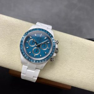 ĐỒNG HỒ ROLEX DAYTONA REPLICA FULL CERAMIC MẶT XANH NHÀ MÁY IPK 40MM 3 ĐỒNG HỒ ROLEX DAYTONA REPLICA FULL CERAMIC MẶT XANH NHÀ MÁY IPK 40MM