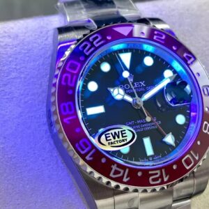 ROLEX REPLICA GMT-MASTER II WATCH 126710 BLRO PEPSI OYSTER STRAP EWE 40MM 3 ĐỒNG HỒ ROLEX GMT-MASTER II 126710 BLRO PEPSI DÂY OYSTER EWEF 40MM