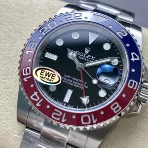 ROLEX REPLICA GMT-MASTER II WATCH 126710 BLRO PEPSI OYSTER STRAP EWE 40MM 1 ĐỒNG HỒ ROLEX GMT-MASTER II 126710 BLRO PEPSI DÂY OYSTER EWEF 40MM