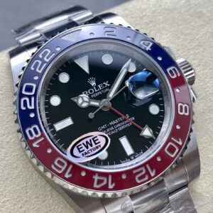 ROLEX REPLICA GMT-MASTER II WATCH 126710 BLRO PEPSI OYSTER STRAP EWE 40MM 2 ĐỒNG HỒ ROLEX GMT-MASTER II 126710 BLRO PEPSI DÂY OYSTER EWEF 40MM