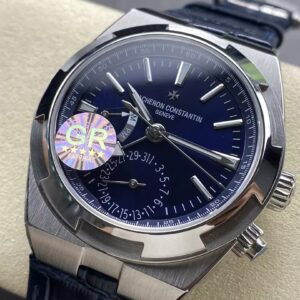 VACHERON CONSTANTIN REPLICA WATCH BLUE LEATHER STRAP GR FACTORY 41MM 2 ĐỒNG HỒ VACHERON CONSTANTIN FAKE 11 DÂY DA XANH NHÀ MÁY GR 41MM
