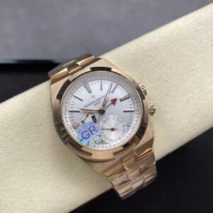 VACHERON CONSTANTIN REPLICA WATCHES ROSR GOLD PLATED GRF 41MM 4 ĐỒNG HỒ VACHERON CONSTANTIN REPLICA MẶT TRẮNG VÀNG HỒNG GRF 41MM