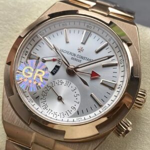VACHERON CONSTANTIN REPLICA WATCHES ROSR GOLD PLATED GRF 41MM 2 ĐỒNG HỒ VACHERON CONSTANTIN REPLICA MẶT TRẮNG VÀNG HỒNG GRF 41MM
