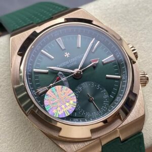 VACHERON CONSTANTIN REPLICA WATCHES GREEN ROSE GOLD GRF 41MM 2 ĐỒNG HỒ VACHERON CONSTANTIN REPLICA XANH MẠ VÀNG HỒNG GRF 41MM