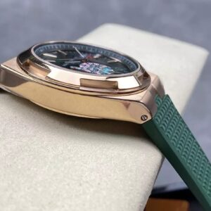 VACHERON CONSTANTIN REPLICA WATCHES GREEN ROSE GOLD GRF 41MM 4 ĐỒNG HỒ VACHERON CONSTANTIN REPLICA XANH MẠ VÀNG HỒNG GRF 41MM