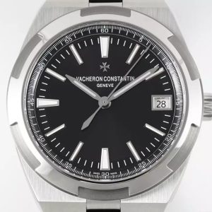VACHERON CONSTANTIN SUPER FAKE WATCH 4500V BLACK DIAL ZF FACTORY 41MM 1 ĐỒNG HỒ VACHERON CONSTANTIN SUPER FAKE 4500V MẶT ĐEN NHÀ MÁY ZF 41MM