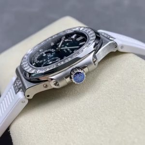 ĐỒNG HỒ PATEK PHILIPPE NAUTILUS 5724 FAKE 11 DÂY CAO SU NHÀ MÁY GR 41MM 4 ĐỒNG HỒ PATEK PHILIPPE NAUTILUS 5724 FAKE 11 DÂY CAO SU NHÀ MÁY GR 41MM