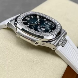 ĐỒNG HỒ PATEK PHILIPPE NAUTILUS 5724 FAKE 11 DÂY CAO SU NHÀ MÁY GR 41MM 5 ĐỒNG HỒ PATEK PHILIPPE NAUTILUS 5724 FAKE 11 DÂY CAO SU NHÀ MÁY GR 41MM