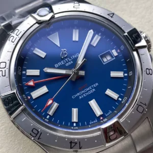 BREITLING 1884 REPLICA 1:1 AVENGER GMT WATCH BLUE DIAL BLS FACTORY 44MM 2 ĐỒNG HỒ BREITLING 1884 REPLICA 11 AVENGER GMT BLUE DIAL NHÀ MÁY BLS 44MM (1)