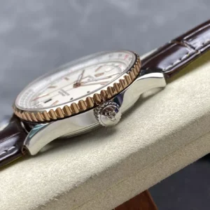 BREITLING NAVITIMER REPLICA 1:1 WATCHES BROWN LEATHER STRAP BLS FACTORY 41MM 4 ĐỒNG HỒ BREITLING NAVITIMER REPLICA 11 DÂY DA NÂU NHÀ MÁY BLS 41MM