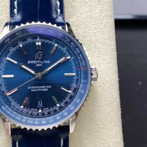 BREITLING NIVITIMER REPLICA 1:1 WATCH BLUE DIAL BLS FACTORY 41MM 1 ĐỒNG HỒ BREITLING NIVITIMER REPLICA MẶT XANH BLUE NHÀ MÁY BLS 41MM (1)