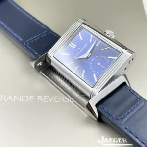 JAEGER-LECOULTRE 3988482 REPLICA 11 WATCH MG FACTORY LEATHER BLUE STRAP 29MM 5 ĐỒNG HỒ JAEGER-LECOULTRE 3988482 REPLICA 11 DÂY DA XANH NHÀ MÁY MG 29MM (1)