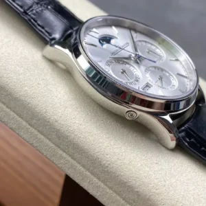 JAEGER-LECOULTRE REPLICA WATCH MASTER ULTRA THIN PERPETUAL CALENDAR 39MM 5 ĐỒNG HỒ JAEGER-LECOULTRE MASTER ULTRA THIN PERPETUAL CALENDAR MẶT BẠC REPLICA 39MM