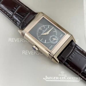 JAEGER-LECOULTRE FLIP SIDE REVERSO FAKE 11 WATCH LEATHER STRAP MG FACTORY 29MM 1 ĐỒNG HỒ JAEGER-LECOULTRE MẶT LẬT REVERSO FAKE 11 DÂY DA NHÀ MÁY MG 29MM