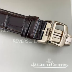JAEGER-LECOULTRE FLIP SIDE REVERSO FAKE 11 WATCH LEATHER STRAP MG FACTORY 29MM 8 ĐỒNG HỒ JAEGER-LECOULTRE MẶT LẬT REVERSO FAKE 11 DÂY DA NHÀ MÁY MG 29MM