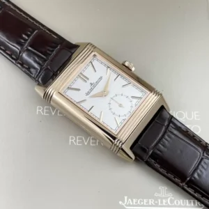 JAEGER-LECOULTRE FLIP SIDE REVERSO FAKE 11 WATCH LEATHER STRAP MG FACTORY 29MM 3 ĐỒNG HỒ JAEGER-LECOULTRE MẶT LẬT REVERSO FAKE 11 DÂY DA NHÀ MÁY MG 29MM