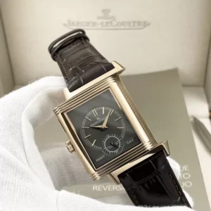 JAEGER-LECOULTRE FLIP SIDE REVERSO FAKE 11 WATCH LEATHER STRAP MG FACTORY 29MM 6 ĐỒNG HỒ JAEGER-LECOULTRE MẶT LẬT REVERSO FAKE 11 DÂY DA NHÀ MÁY MG 29MM