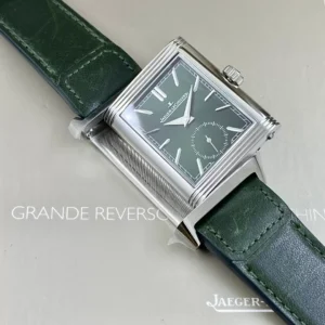 JAEGER-LECOULTRE GREEN DIAL REVERSO REP 11 WATCH MG FACTORY 29MM 6 ĐỒNG HỒ JAEGER-LECOULTRE MẶT XANH GREEN REVERSO REP 11 NHÀ MÁY MG 29MM