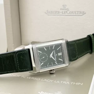 JAEGER-LECOULTRE GREEN DIAL REVERSO REP 11 WATCH MG FACTORY 29MM 5 ĐỒNG HỒ JAEGER-LECOULTRE MẶT XANH GREEN REVERSO REP 11 NHÀ MÁY MG 29MM