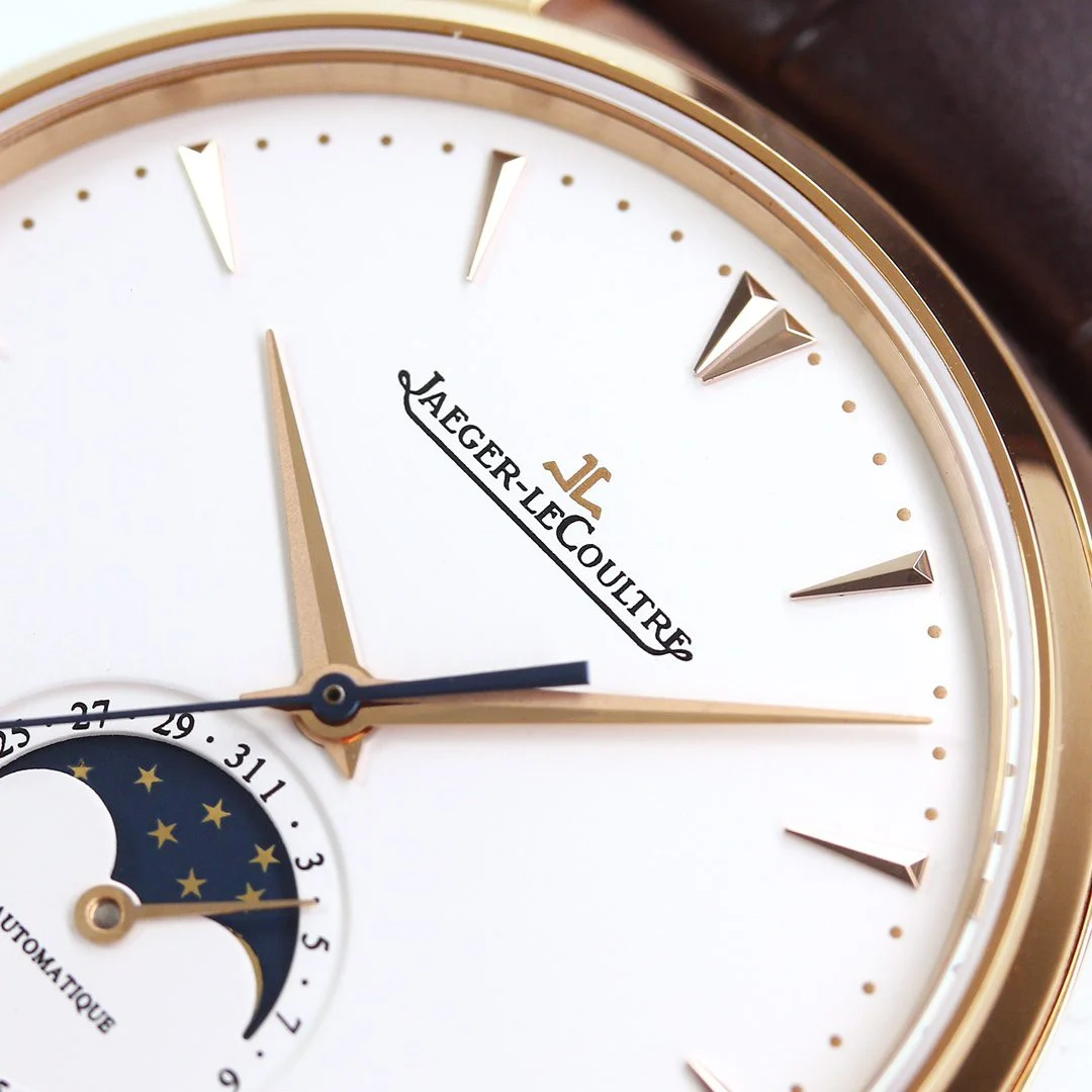 ĐỒNG HỒ JAEGER-LECOULTRE MOON PHASE FAKE MẶT TRẮNG NHÀ MÁY GF 39MM (2) ĐỒNG HỒ JAEGER-LECOULTRE MOON PHASE FAKE MẶT TRẮNG NHÀ MÁY GF 39MM (1)