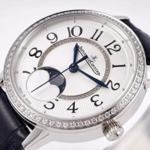 JAEGER-LECOULTRE RENDEZ-VOUS FAKE 1:1 WATCH WOMAN'S WITH STONE BEZEL ZF 34MM 4 ĐỒNG HỒ JAEGER-LECOULTRE RENDEZ-VOUS FAKE 11 NỮ NIỀNG ĐÁ NHÀ MÁY ZF 34MM (1)
