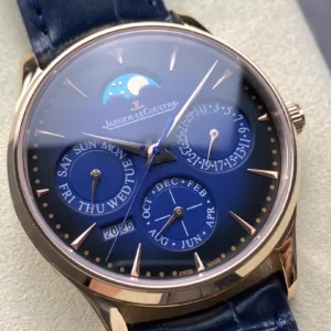 JAEGER-LECOULTRE FAKE WATCH MASTER ULTRA THIN PERPETUAL CALENDAR GR FACTORY 39MM 2 ĐỒNG HỒ JAEGER-LECOULTRE REPLICA 11 MASTER ULTRA THIN PERPETUAL CALENDAR GR 39MM