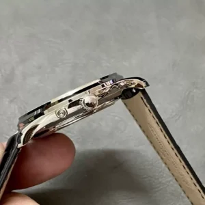 JAEGER-LECOULTRE REPLICA 11 MOON PHASE WATCH BLUE DIAL APS FACTORY 39MM 4 ĐỒNG HỒ JAEGER-LECOULTRE REPLICA 11 MOON PHASE MẶT XANH NHÀ MÁY APS 39MM (1)