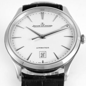 JAEGER-LECOULTRE REPLICA WATCHES ULTRA THIN MASTER BLACK LEATHER ZF 40MM 3 ĐỒNG HỒ JAEGER-LECOULTRE REPLICA ULTRA THIN MASTER DÂY DA ĐEN NHÀ MÁY ZF 40MM (1)