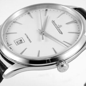 JAEGER-LECOULTRE REPLICA WATCHES ULTRA THIN MASTER BLACK LEATHER ZF 40MM 4 ĐỒNG HỒ JAEGER-LECOULTRE REPLICA ULTRA THIN MASTER DÂY DA ĐEN NHÀ MÁY ZF 40MM (1)