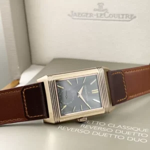 JAEGER-LECOULTRE REVERSO REPLICA 11 WATCH ROSE PLATED GOLD MG FACTORY 28MM 3 ĐỒNG HỒ JAEGER-LECOULTRE REVERSO 2 MẶT REPLICA MẠ VÀNG HỒNG NHÀ MÁY MG 28MM (1)