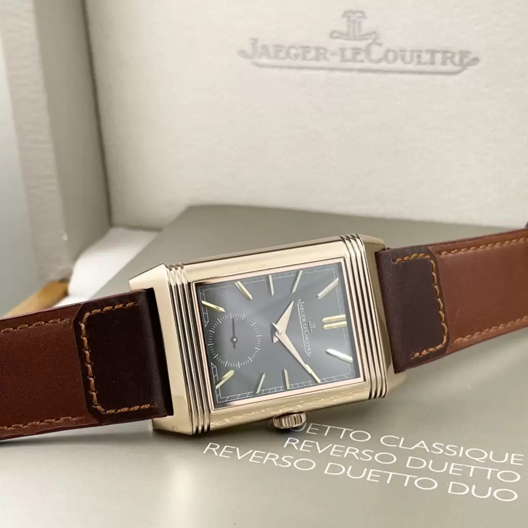 ĐỒNG HỒ JAEGER-LECOULTRE REVERSO 2 MẶT REPLICA MẠ VÀNG HỒNG NHÀ MÁY MG 28MM (2) ĐỒNG HỒ JAEGER-LECOULTRE REVERSO 2 MẶT REPLICA MẠ VÀNG HỒNG NHÀ MÁY MG 28MM (1)