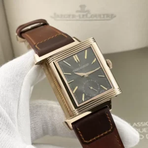 JAEGER-LECOULTRE REVERSO REPLICA 11 WATCH ROSE PLATED GOLD MG FACTORY 28MM 5 ĐỒNG HỒ JAEGER-LECOULTRE REVERSO 2 MẶT REPLICA MẠ VÀNG HỒNG NHÀ MÁY MG 28MM (1)
