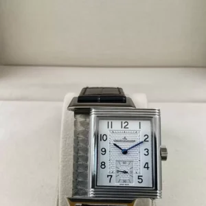 JAEGER-LECOULTRE REVERSO REPLICA 11 WATCH WHITE DIAL MG FACTORY 28MM 3 ĐỒNG HỒ JAEGER-LECOULTRE REVERSO REPLICA 11 MẶT TRẮNG MG 28MM (2)